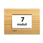 BTICINO - BTILNA4807LBA LL - PLACCA 7P BAMBOO