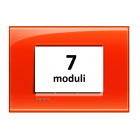 BTICINO - BTILNA4807OD LL - PLACCA 7P ARANCIO