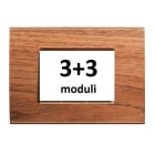 BTICINO - BTILNA4826LNC LL - PLACCA 3+3P NOCE NAZIONALE