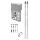 UNIERRE SRL UNIPERSO - URRCB3616FZ STAFFA ACCIAIO 130X140X2MM-ZINC.GAL-BOXP