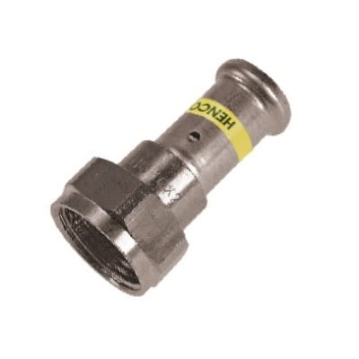 HENCO - CAPPELLOTTO - CPL26PG20Z05 MANICOTTO C/DADO IN OTTONE X GAS 20X3/4