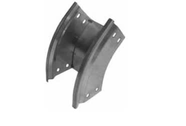 LUCIANO RUSSO SRL - LRSCRD10V4 CURVA IN DISC 45 + COP 100X75MM RAL7032