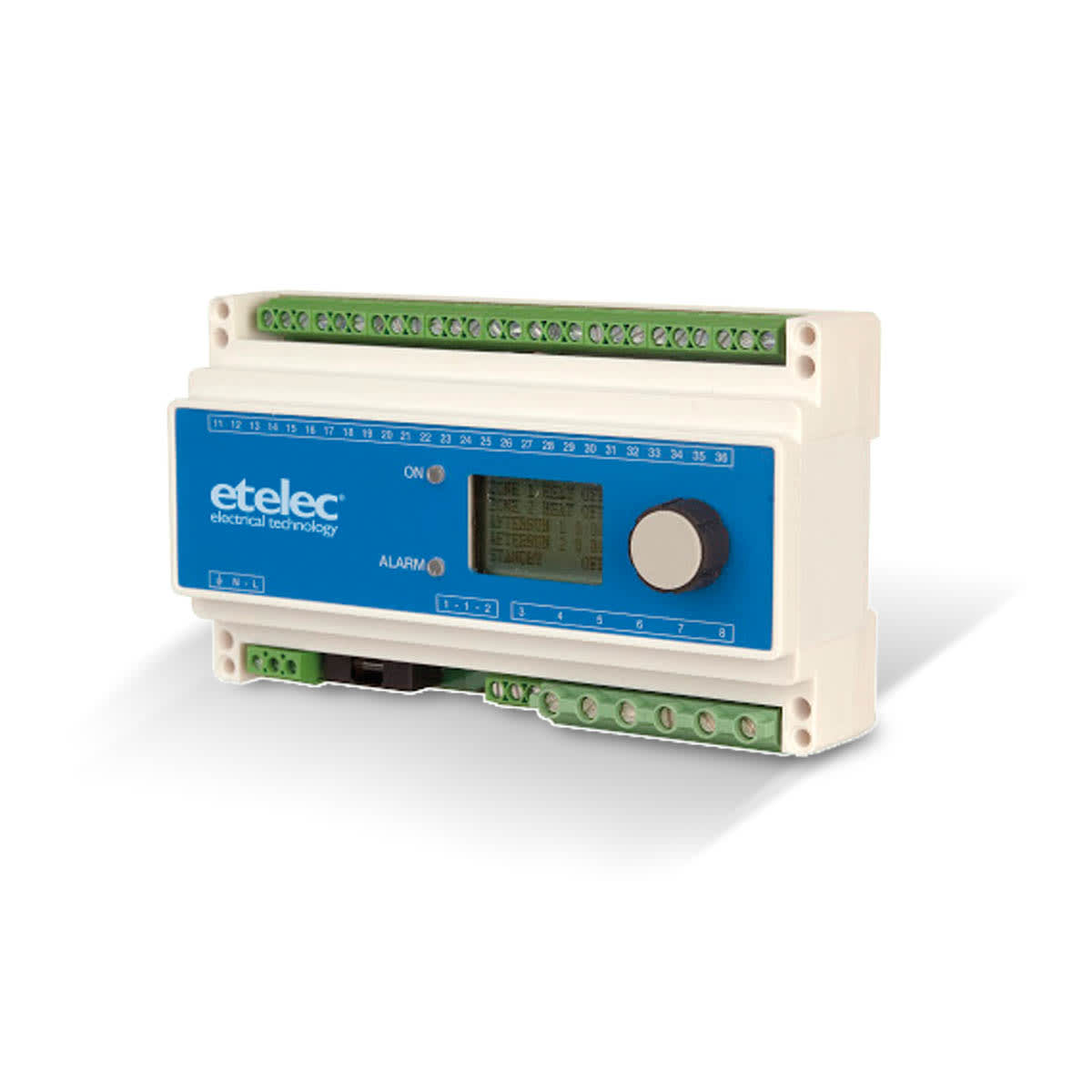 ETELEC ITALIA SPA - ETLCTAHTC2 CENTRALINA 2 ZONE TEMP E UMIDITA 3X16A