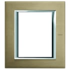 BTICINO - BTIHA4826NX AXOLUTE - PLACCA 3+3P TITANIO SPAZZOLATO