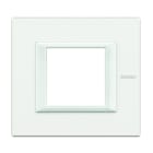 BTICINO - BTIHA4802HD AXOLUTE - PLACCA 2P BIANCO AXOLUTE