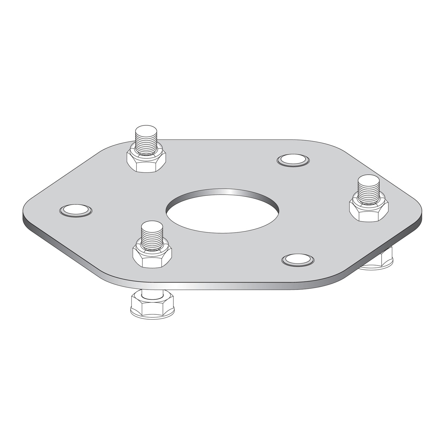 YAGEO TMSS ITALY SRL - TSIXUSZFB1 BASE FISSAGGIO SEMPL A PAVIMENTO