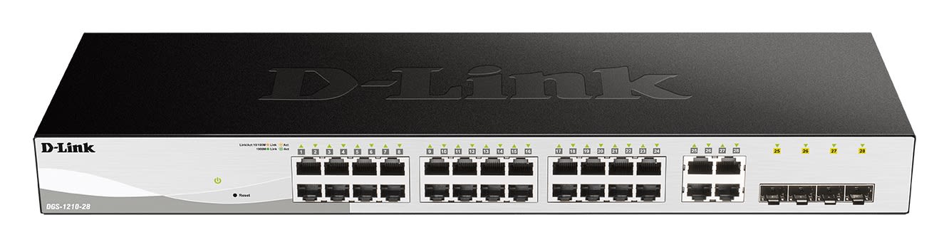 D-LINK MEDITERRANEO - DLKDGS-1210-28 SWITCH SMART 24 X 1GB, 4 X SFP COMBO - R