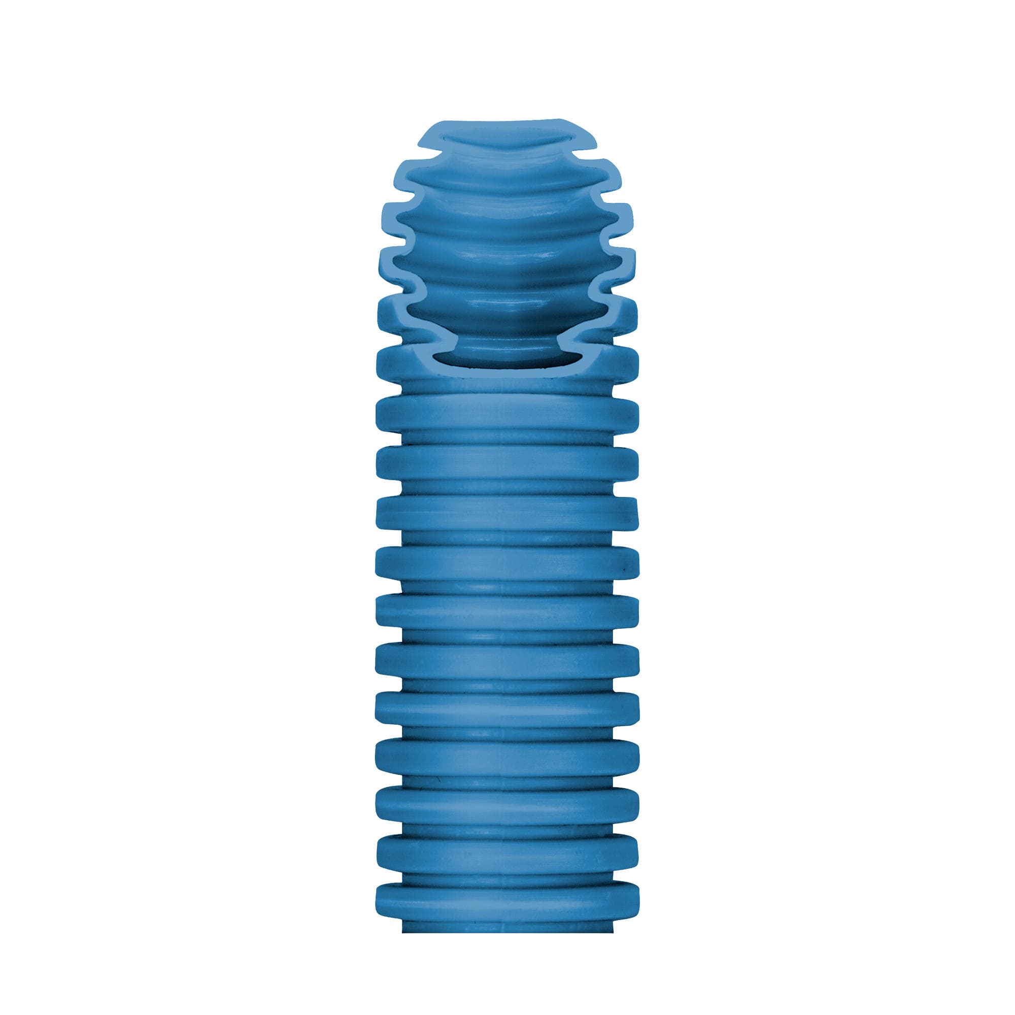 GEWISS - GEWDX23040R TUBO PIEGHEVOLE MEDIO ICTA AUTORINVENENTE - DIAMETRO 40MM - SENZA TIRACAVO - BLU