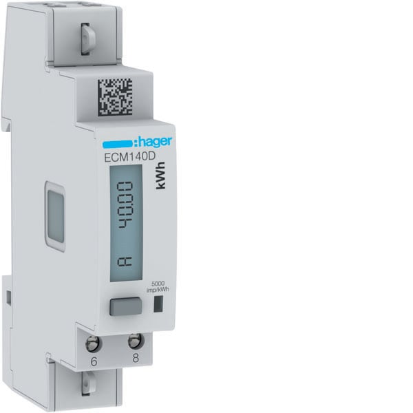 HAGER - HAGECM140D CONTATORE 1F DIR 40A MBUS MID 1M