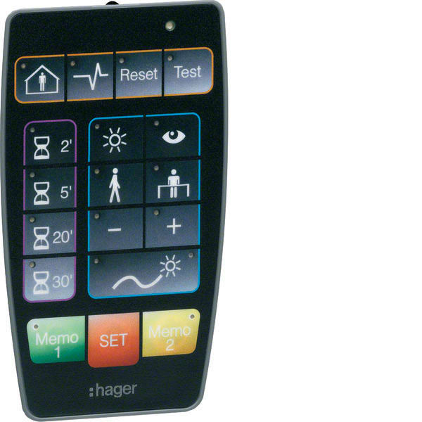 HAGER - HAGEE807 TELECOMANDO IR REGOLAZIONE RILEVATORI TC