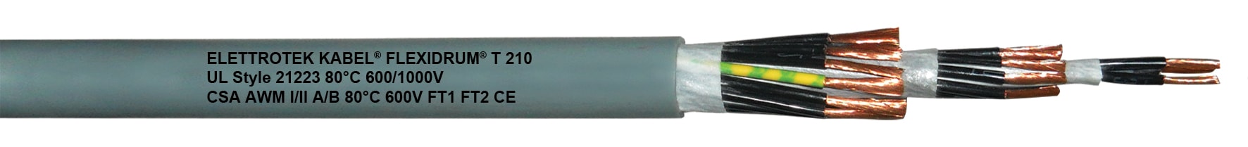 ELETTROTEK KABEL SPA - EKB04110G40251A14 TRACK T210 GREY 25GAWG14