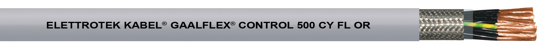 ELETTROTEK KABEL SPA - EKB31460E50071M10 CONTROL 500 CY FL OR GREY 7G1.00