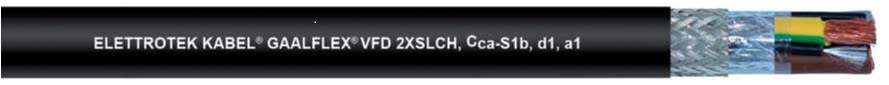 ELETTROTEK KABEL SPA - EKB33055G72037M25 VFD 2XSLCH-J BLACK 3X2.5+3G0.5