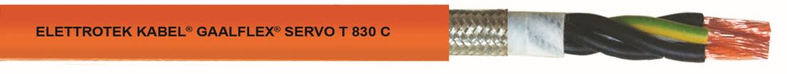 ELETTROTEK KABEL SPA - EKB37020HG0041A16 SERVO T 830 C ORANGE 4GAWG16