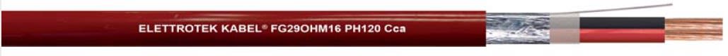 ELETTROTEK KABEL SPA - EKB49380BRM020M15 FG29OHM16 PH 120 RED 2X1.5