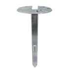 UNIERRE SRL UNIPERSO - URREL1312FZ PIANTONE ACCIAIO H370MM-BASE D.155MM-PAL