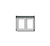 VIMAR SPA - VIW9221 CORNICE PER 2 MODULI 2X1 GRIGIO LUCE