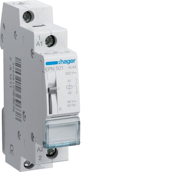HAGER - HAGEPN501 RELE PASSO-PASSO 16A 48V 1NA 1M