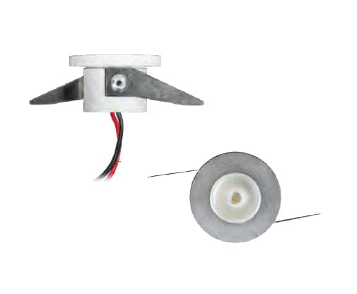 BOBOLI IN LUCE SRL - BBXDL2LSC PETIT TONDO 2W 230V ALLUMINIO SATINAT.30