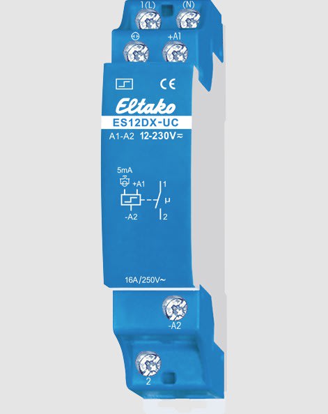 ELTAKO - EAK21100002 RELE' ELETTRONICO AD IMPULSI MODULARE 1N0 16A