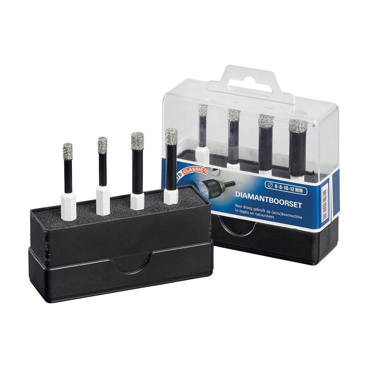 HIKOKI POWER TOOLS - HIAETDCSET010 KIT 4 FORETTI HEX D.6-8-10-12 CLASS