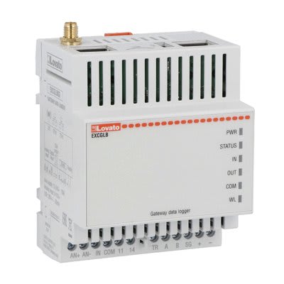 LOVATO - LOVEXCGLB03 GATEWAY-DATA LOGGER, 2X ETHERNET, 4G