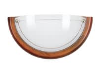 F.A.N. EUROPE LIGHTI - FHLFANEU00000035 APPLIQUE 1010 BIANCA CON LEGNO 1XE27 30X