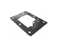 LUCIANO RUSSO SRL - LRSFLN15C FLANGIA ATTACCO QUADRO 150X75MM ZIN CALD