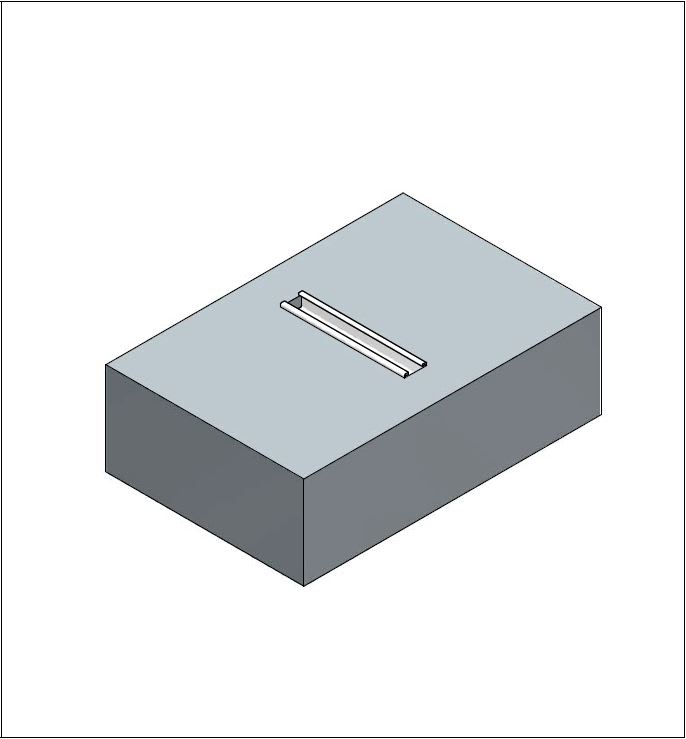 ALUSISTEMI - ALUFTM2853 SUPPORTOZAVORRA(INCALCESTRUZZO)-PERMO