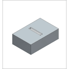 ALUSISTEMI - ALUFTM2854 SUPPORTOZAVORRA(INCALCESTRUZZO)-PERMO