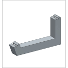 ALUSISTEMI - ALUFTM3500 SUPPORTO ZAVORRA IN CALCESTRUZZO - MODUL