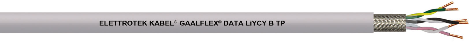 ELETTROTEK KABEL SPA - EKB35030C54042M01 DATA LIYCY(B)TP GREY 4X2X0.14 DIN