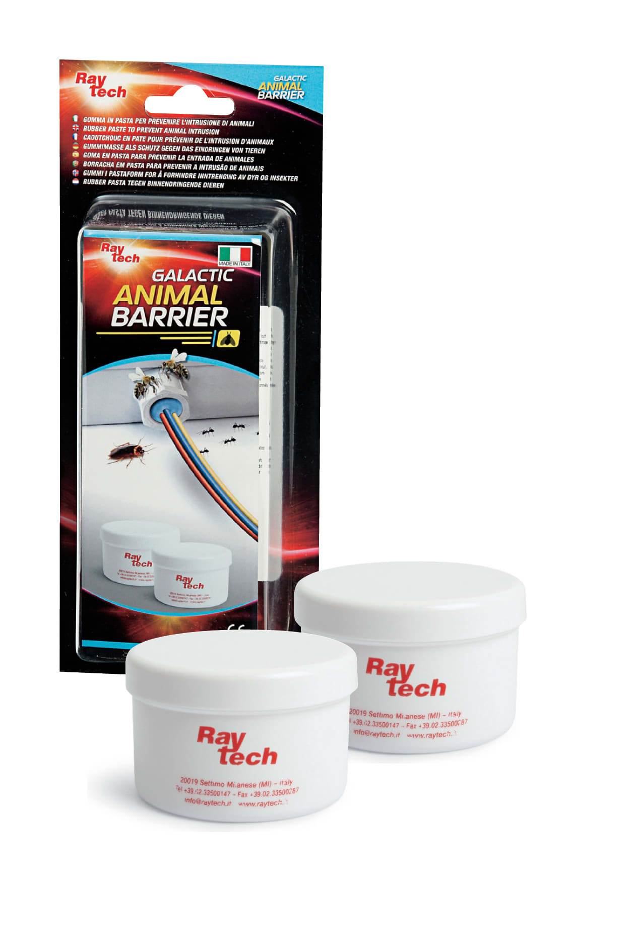 RAYTECH SRL - RYTGALACTIC-ANIBAR GALACTIC ANIMAL BARRIER GOMMA BICOMPONEN