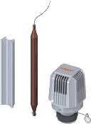 HENCO - CAPPELLOTTO - CPLGDC2050 ATTUATORE TERMOSTATICO 20-50°C