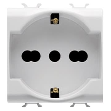 GEWISS - GEWGW10204 PRESA 2M 2P+T 16A BIV. ST.ITA./TED. B.