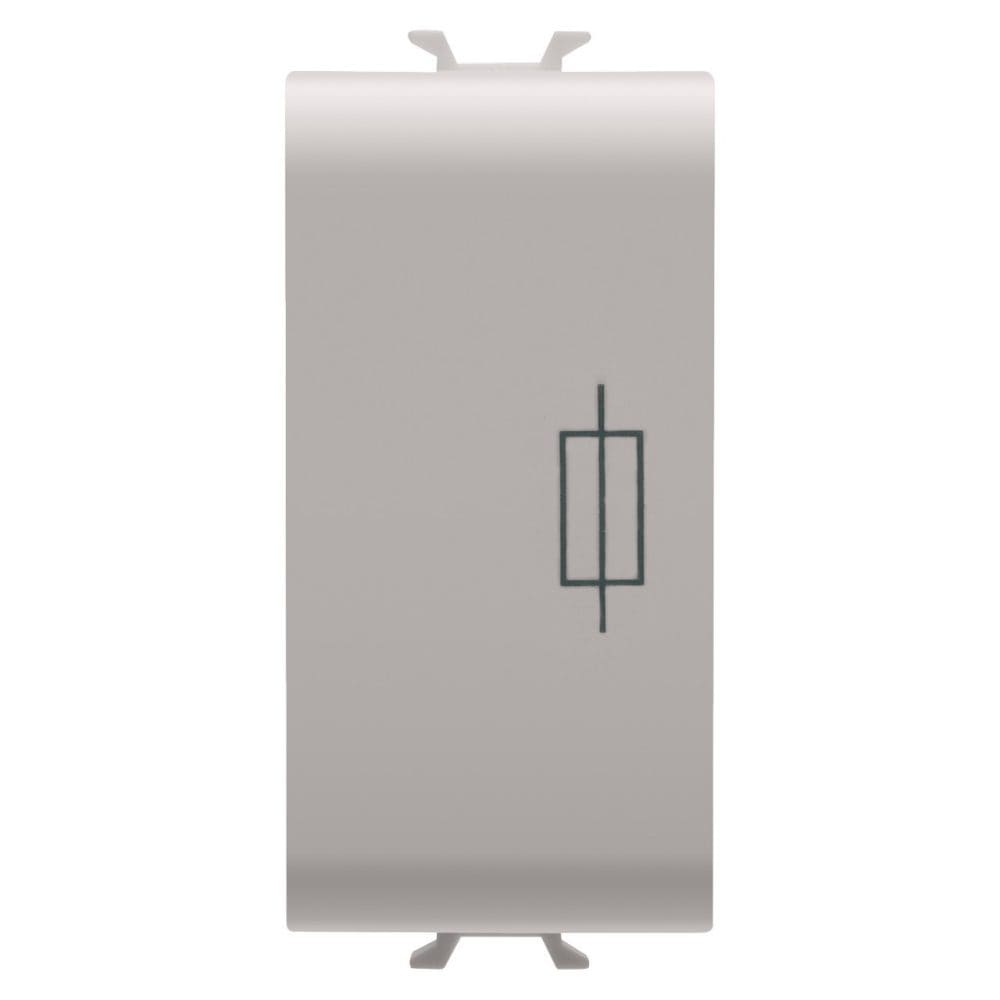 GEWISS - GEWGW13491 PORTAFUSIBILE - 250V ac 16A - 1 MODULO - NATURAL BEIGE SATINATO - CHORUSMART