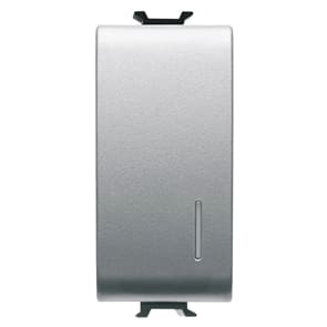 GEWISS - GEWGW14912 PULS. ELETTR. LUMINOSO 230V LED 1M CH/TI