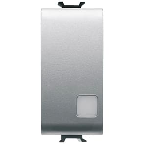 GEWISS - GEWGW14916 PULSANTE EL.1M SEGNALAZIONE LUM.TITANIO