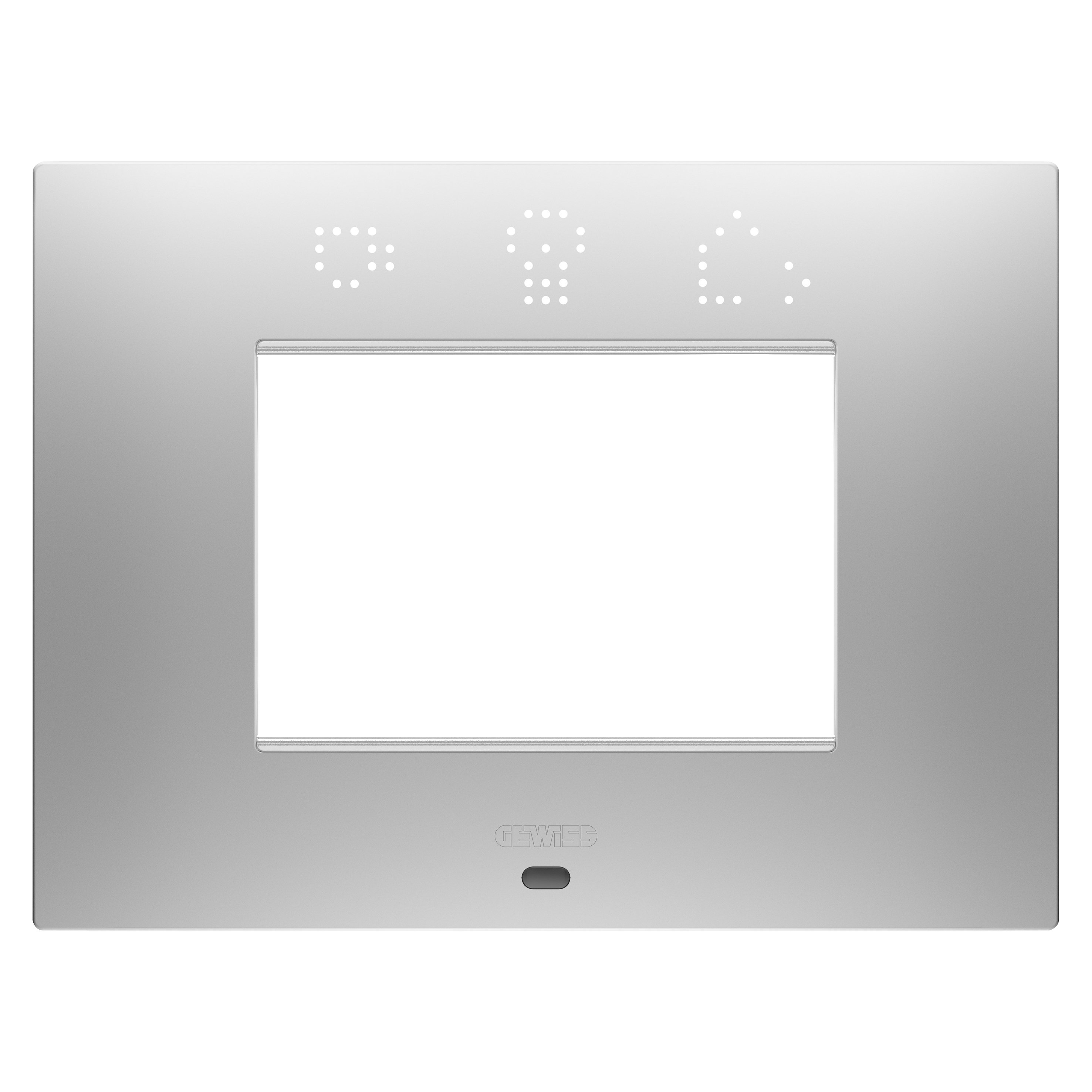 GEWISS - GEWGW16003SGR PLACCA EGO SMART 3M MAGNETIC GRAY