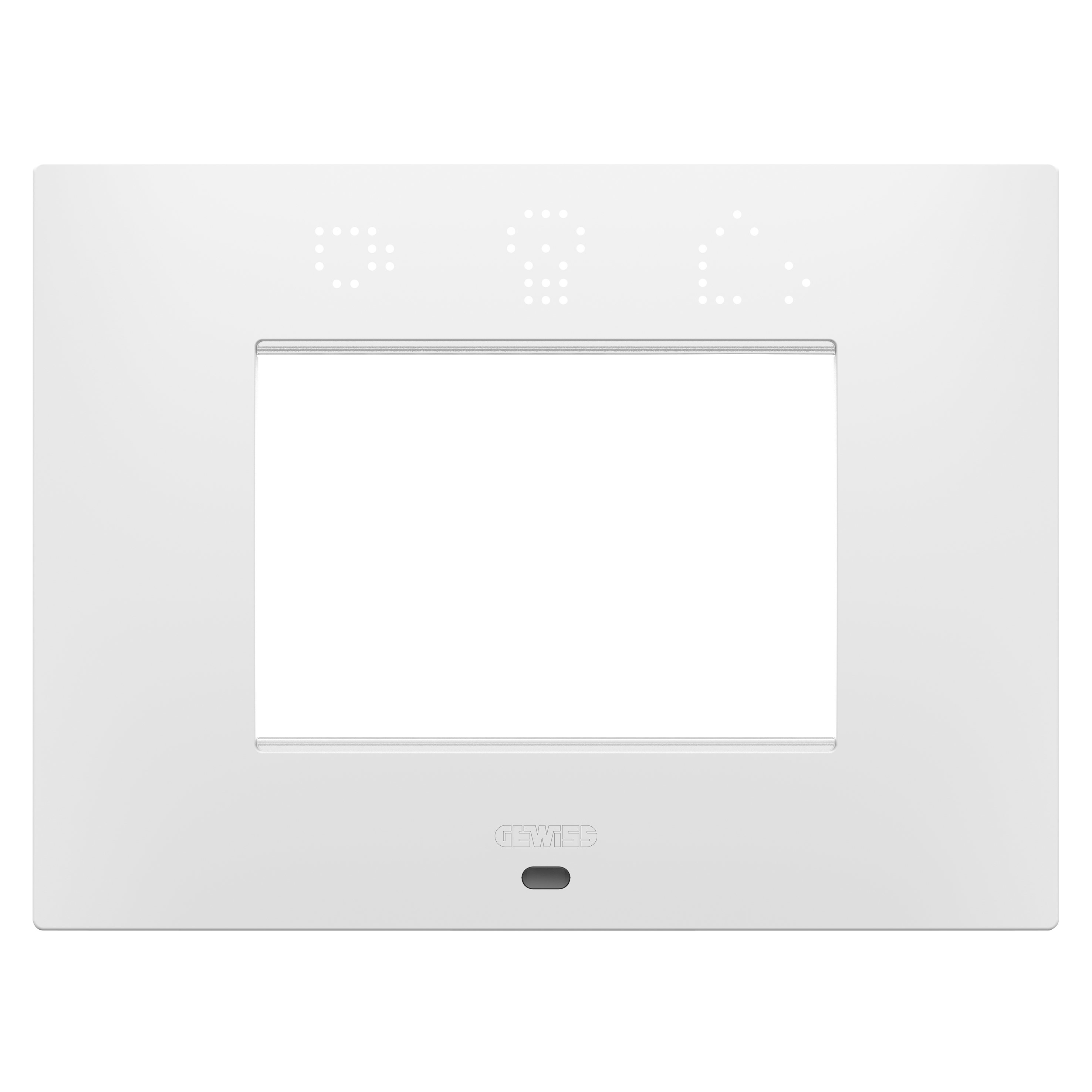 GEWISS - GEWGW16003SPW PLACCA EGO SMART 3M BIANCO SATINATO
