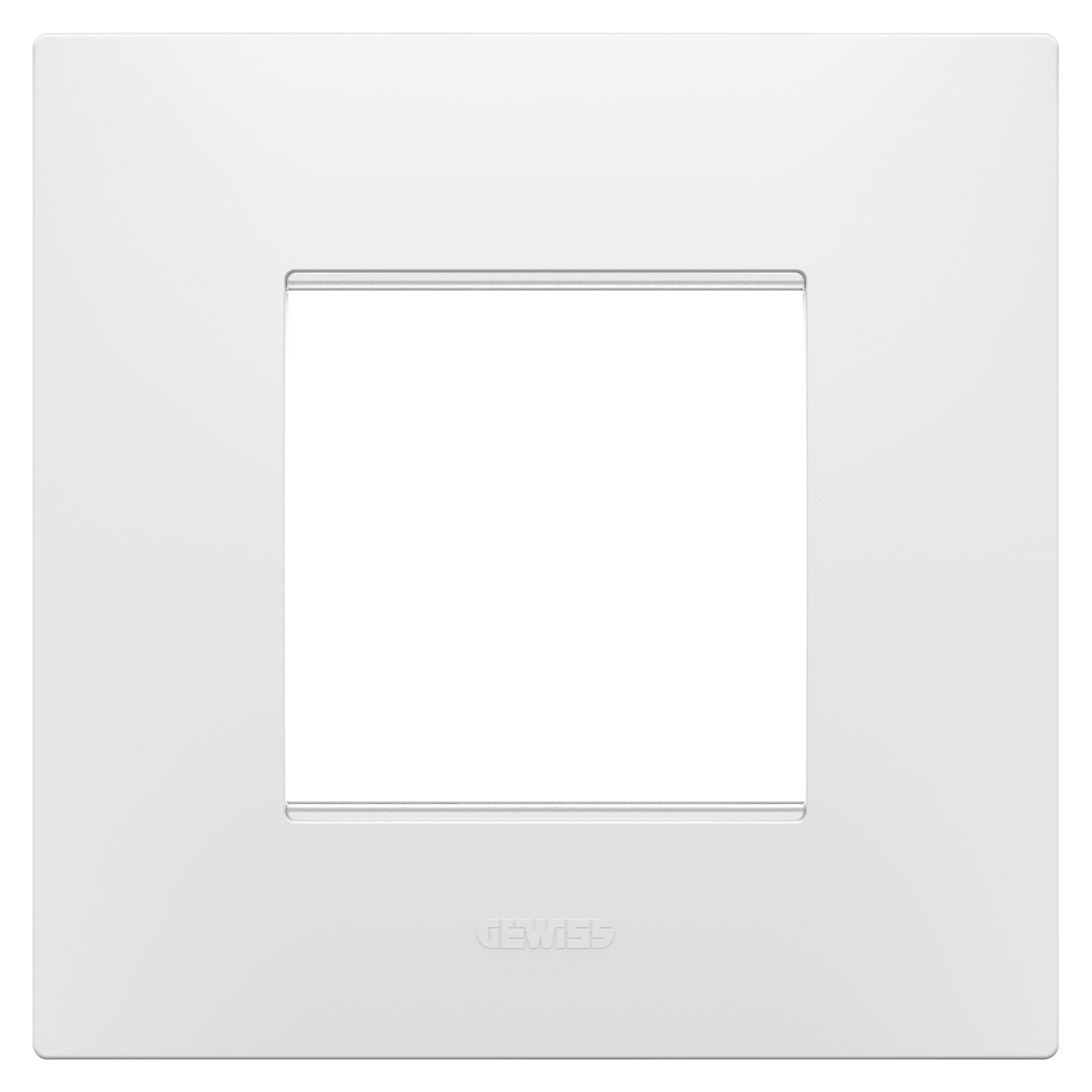 GEWISS - GEWGW16022PW PLACCA EGO INT.2M BIANCO SATINATO