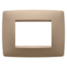 GEWISS - GEWGW16103VX PLACCA ONE 3M RAME CHIARO