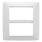 GEWISS - GEWGW16108TB PLACCA ONE 4+4M BIANCO