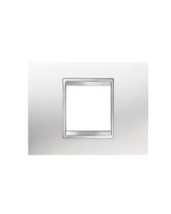 GEWISS - GEWGW16202TB PLACCA LUX 2M BIANCO