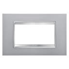 GEWISS - GEWGW16204VT PLACCA LUX 4M TITANIO