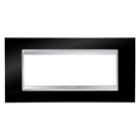 GEWISS - GEWGW16206TN PLACCA LUX 6M NERO TONER