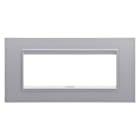 GEWISS - GEWGW16206YT PLACCA LUX 6M TITANIO MONOCHROME