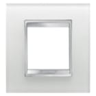 GEWISS - GEWGW16222CG PLACCA LUX INT.2P VETRO GHIACCIO