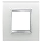 GEWISS - GEWGW16222CG PLACCA LUX INT.2P VETRO GHIACCIO