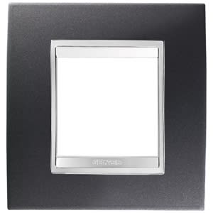 GEWISS - GEWGW16222VA PLACCA LUX INT.2M ARDESIA